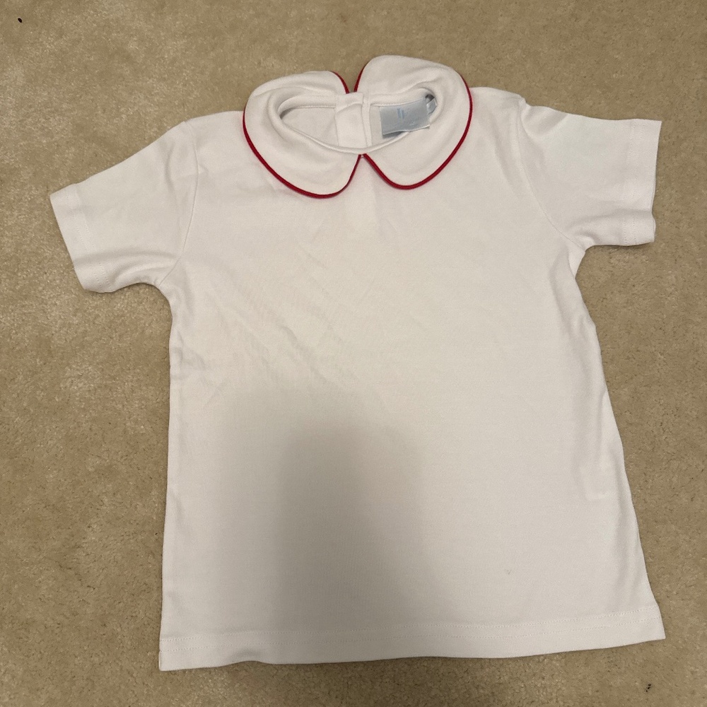 NWOT Little English knit Peter Pan collar shirt - size 5
